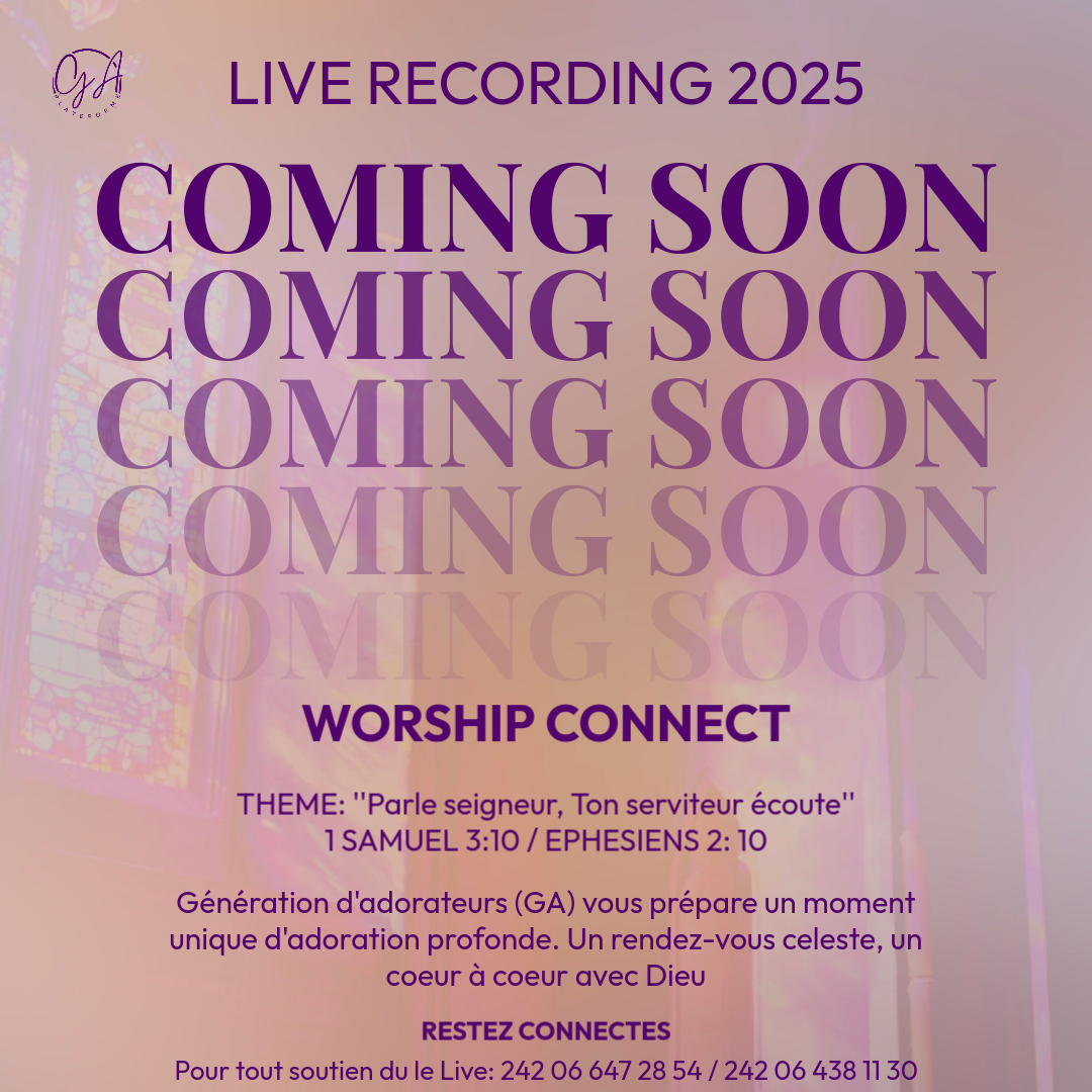 Affiche Worship Connect 2025